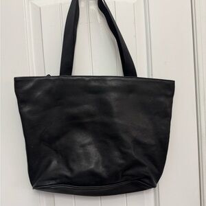 Ann Taylor Loft Black Tote Bag